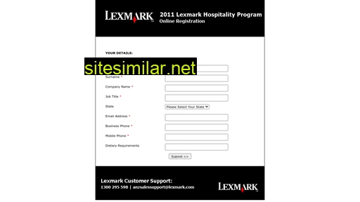 2011lexmarkhospitalityprogram.com alternative sites
