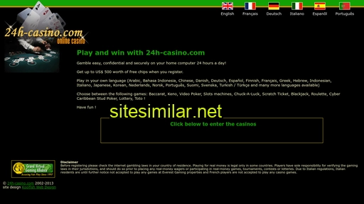 24h-casino.com alternative sites