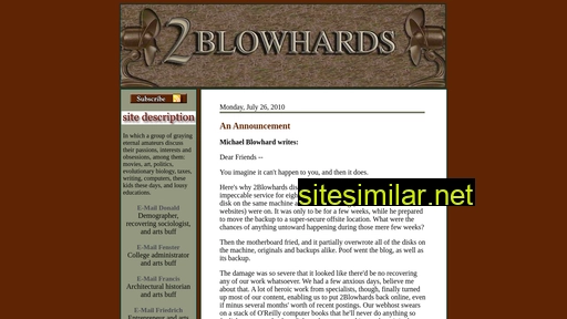2blowhards.com alternative sites