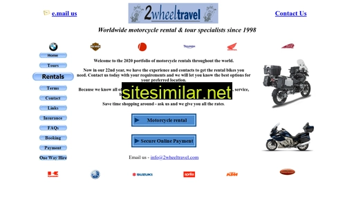 2wheeltravel.com alternative sites