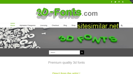 3d-fonts.com alternative sites
