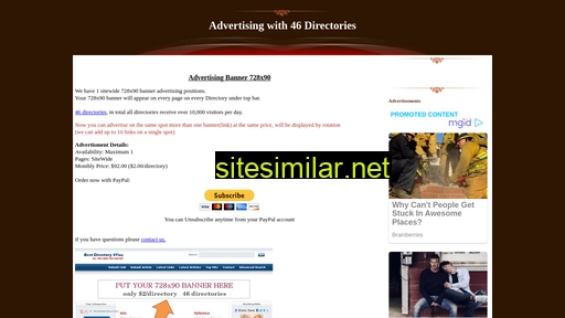 46-directories.directoriesadvertising.com alternative sites