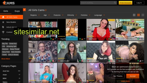 4cams.com alternative sites