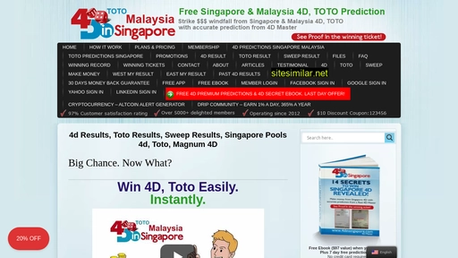 4dinsingapore.com alternative sites