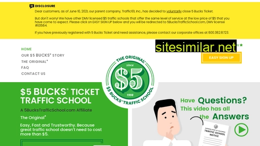 5bucksticket.com alternative sites