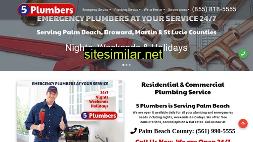 5plumbers.com alternative sites