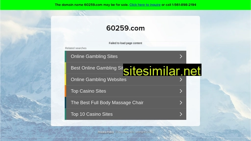 60259.com alternative sites