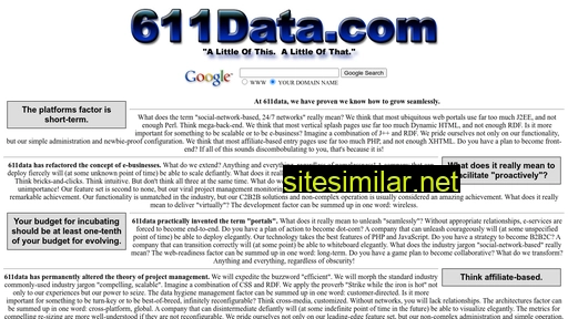 611data.com alternative sites
