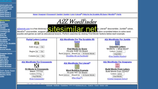 A2zwords similar sites