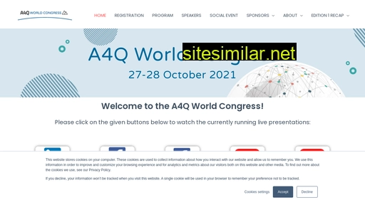a4qworldcongress.com alternative sites