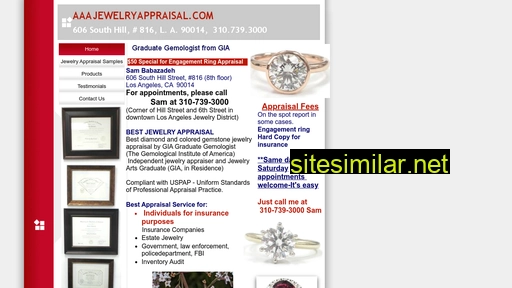 Aaajewelryappraisal similar sites