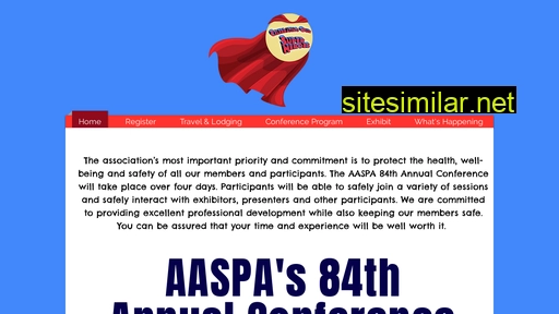 aaspaconference.com alternative sites