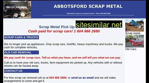 abbotsfordscrapmetal.com alternative sites