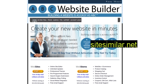 abcwebsitebuilder.com alternative sites