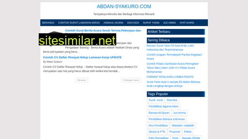 abdan-syakuro.com alternative sites
