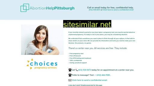 abortionhelppittsburgh.com alternative sites