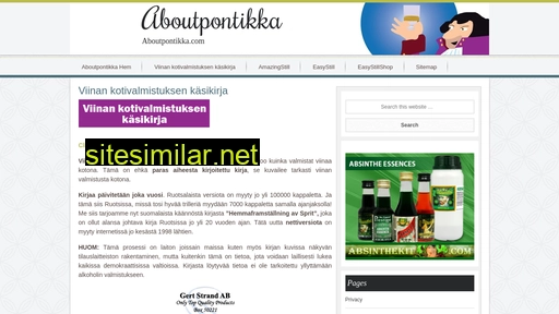 Aboutpontikka similar sites