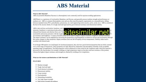 absmaterial.com alternative sites