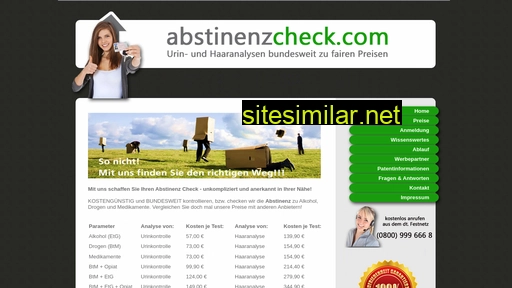 abstinenzcheck.com alternative sites