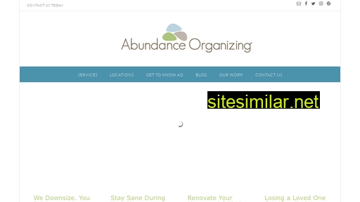 Abundanceorganizing similar sites