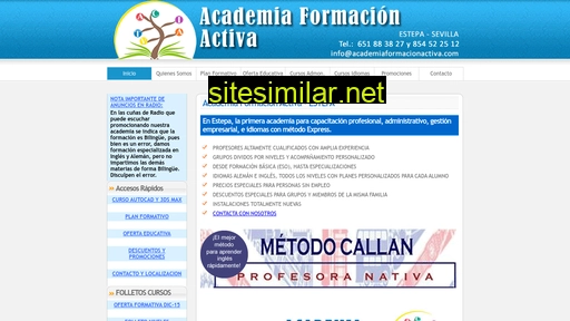 Academiaformacionactiva similar sites