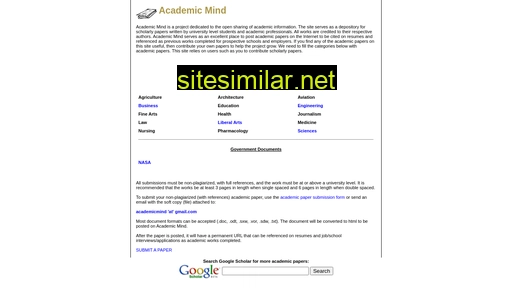 Academicmind similar sites