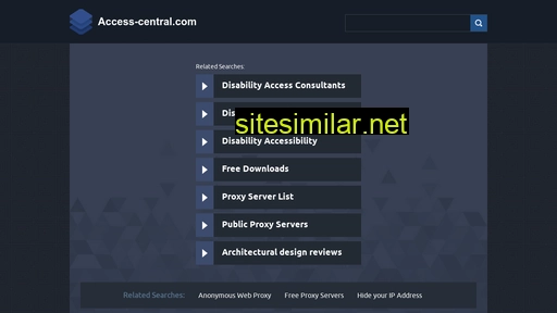 Access-central similar sites