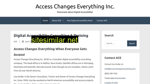 accesschangeseverything.com alternative sites