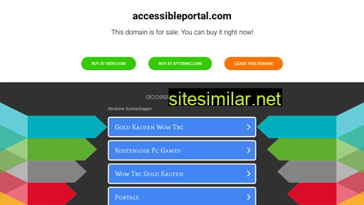 Accessibleportal similar sites