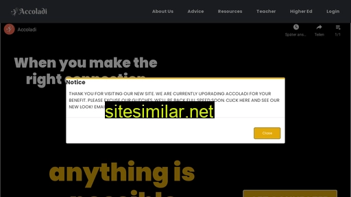 accoladi.com alternative sites