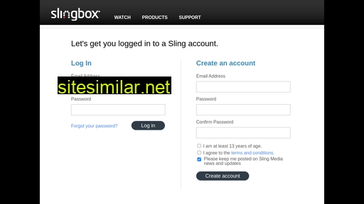 accounts.sling.com alternative sites