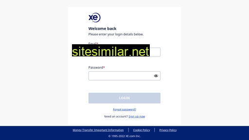 accounts.xe.com alternative sites