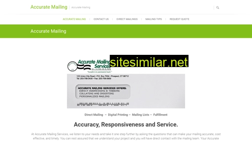 accuratemailing.com alternative sites
