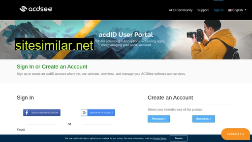 acdid.acdsee.com alternative sites