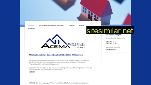 acema-immobilien.com alternative sites