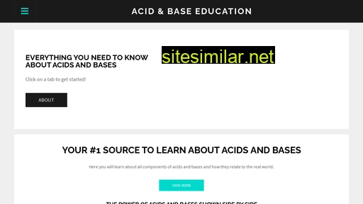 Acidbaseeducation similar sites