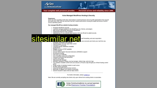 acies.com alternative sites