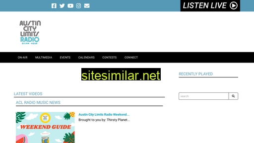 Acl-radio similar sites