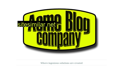 acmeblogco.com alternative sites