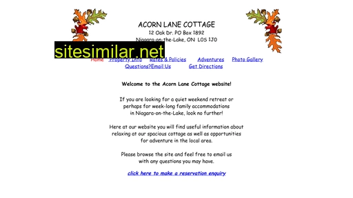 acornlanecottage.com alternative sites