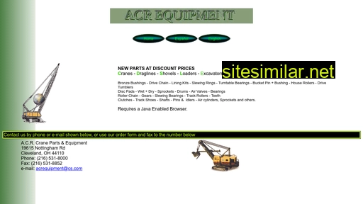 acrequipment.com alternative sites