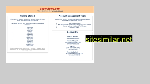 Acservicers similar sites