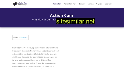 action-cam-vergleich.com alternative sites