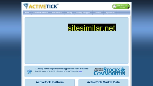 activetick.com alternative sites