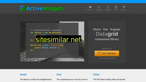 activewidgets.com alternative sites