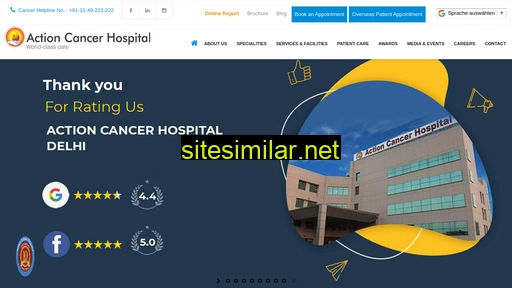 Actioncancerhospital similar sites