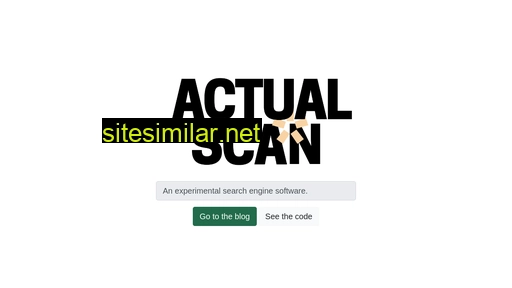 actualscan.com alternative sites