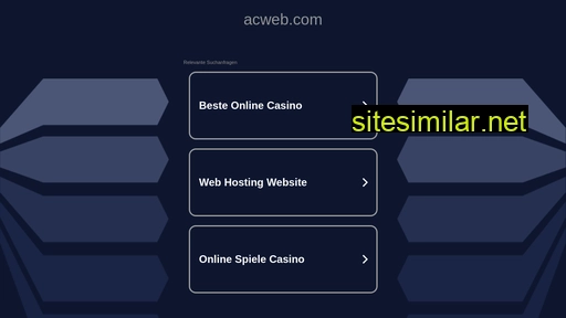 Acweb similar sites