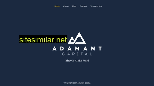 adamantcapitalfund.com alternative sites