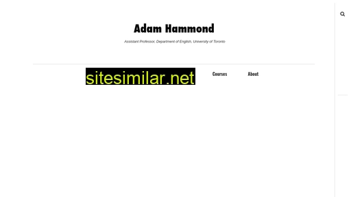 Adamhammond similar sites
